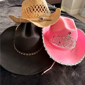 Three Cowboy Hats